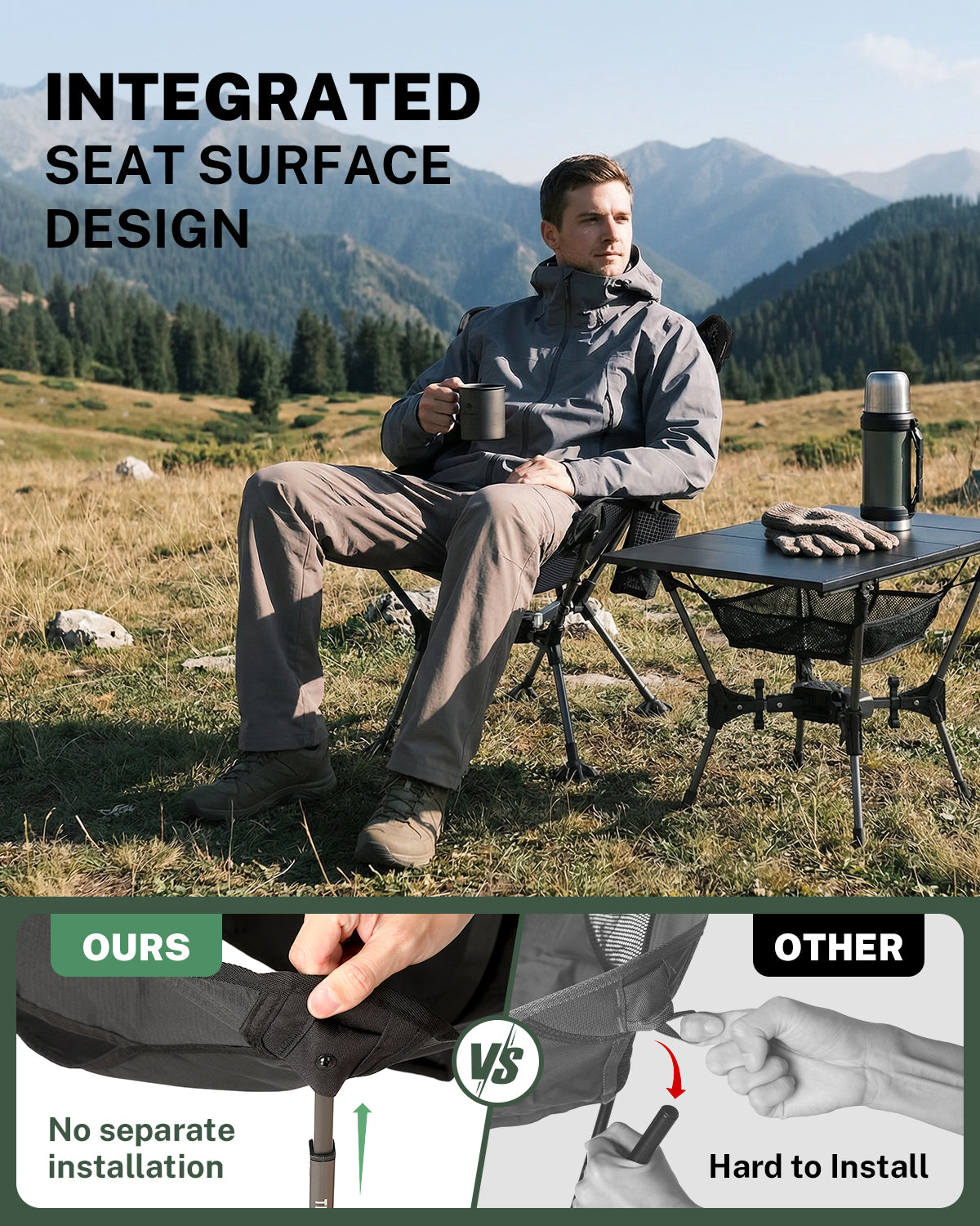 gonex-swift-y-lightweight-high-back-camping-chair-glide-rotate-folding-chair-wit image 8
