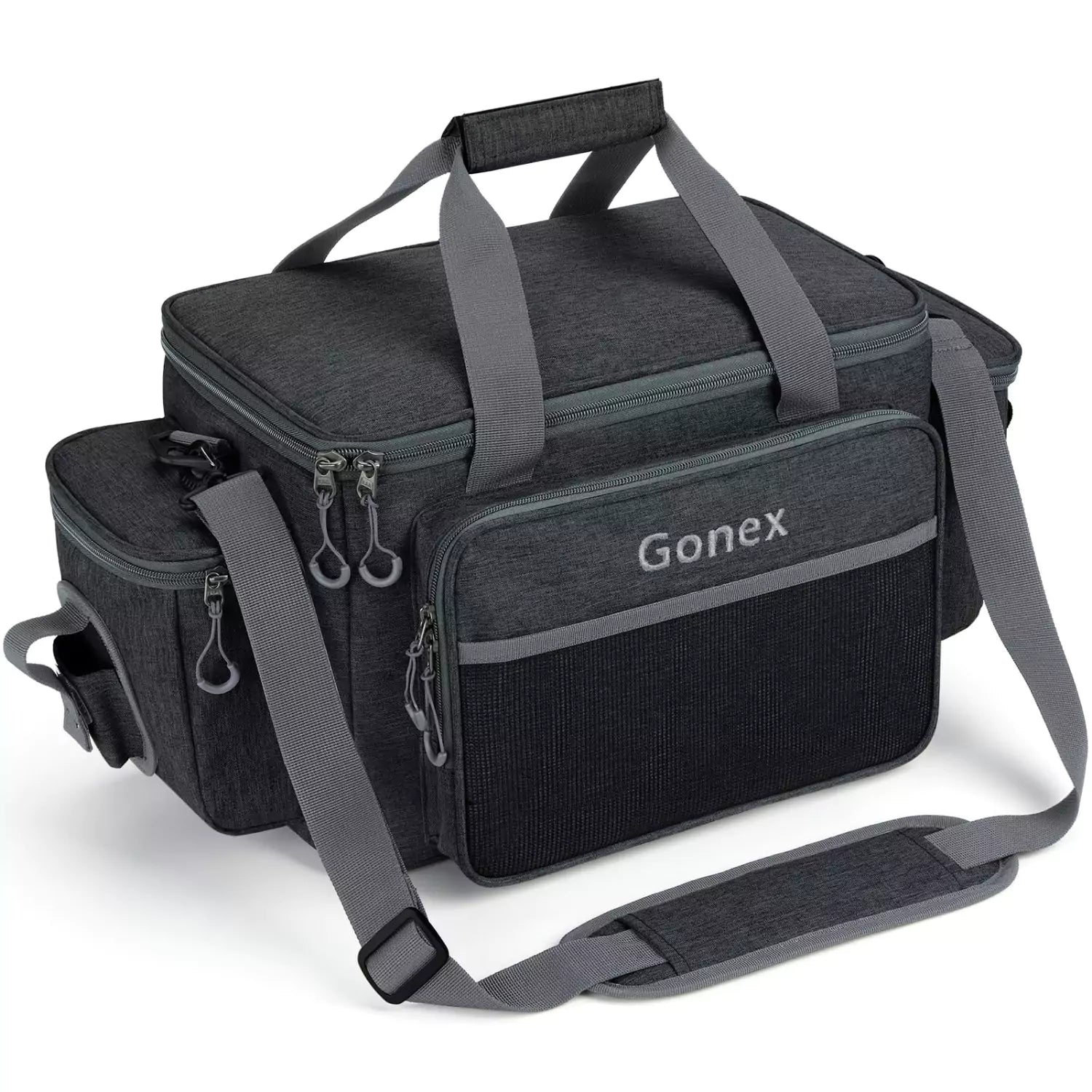 gonex-fishing-tackle-bag-with-large-front-pocket-8-pocket-multi-compartment-gear image 1