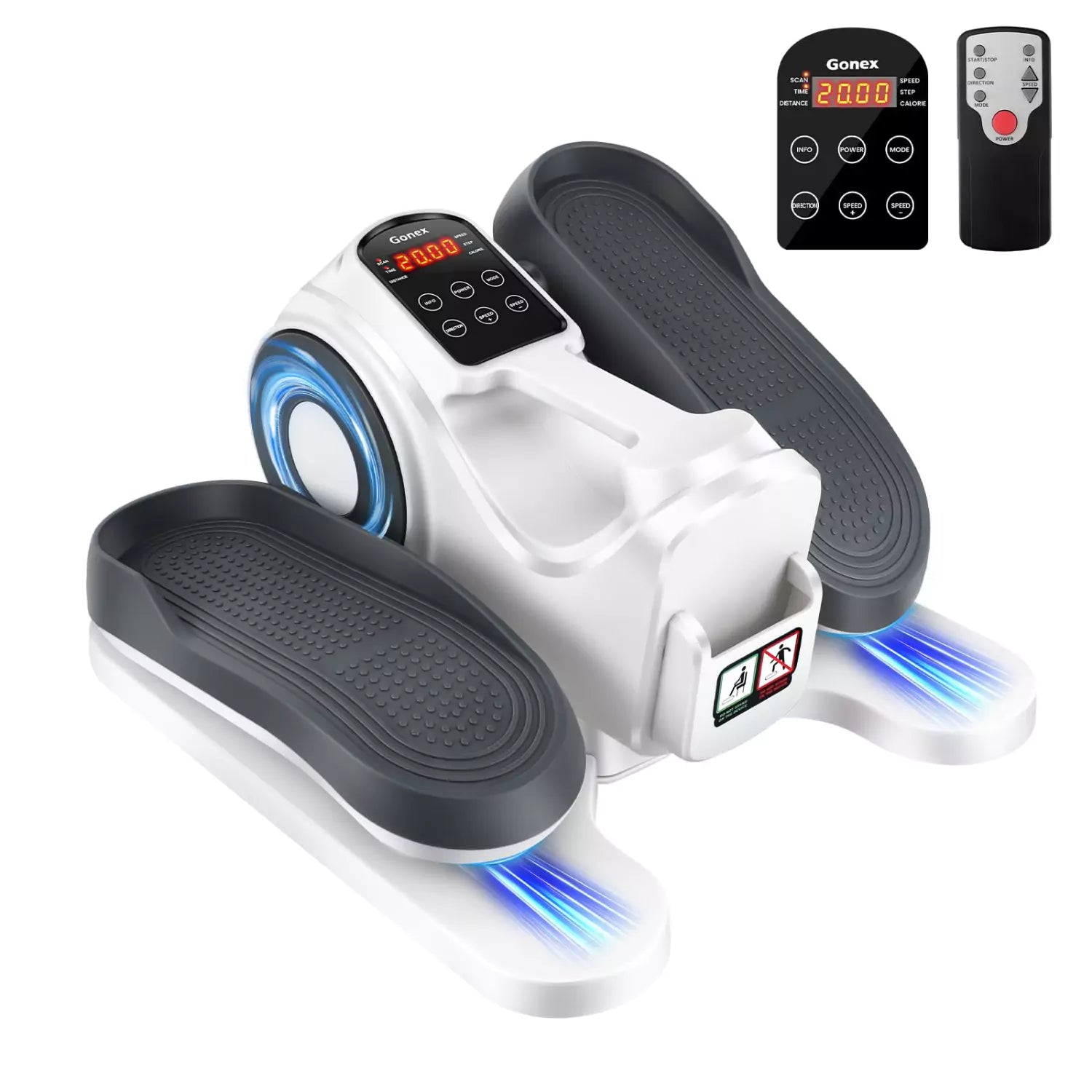 gonex-under-desk-elliptical-trainer-quiet-10-resistance-motorized-pedal-exercise image 2