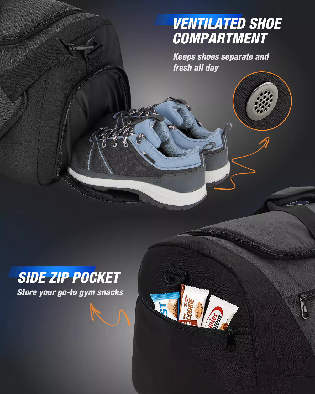 gonex-30l-sports-gym-duffle-bag-water-resistant-with-ventilated-shoe-compartment image 6