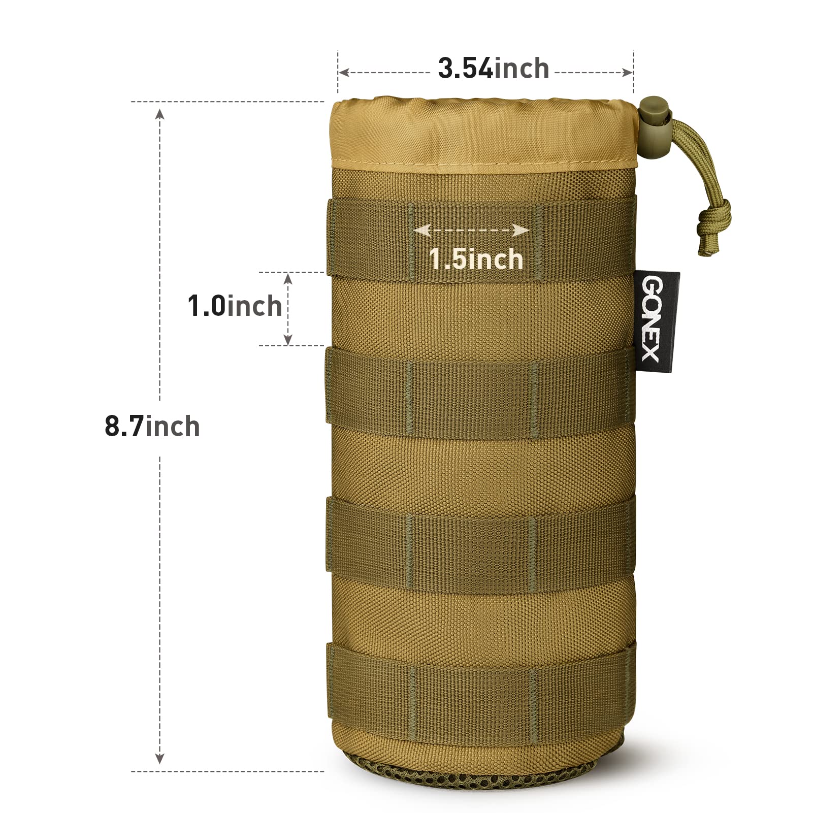 gonex-drawstring-military-molle-water-bottle-pouch-900d-water-repellent-tactical image 6