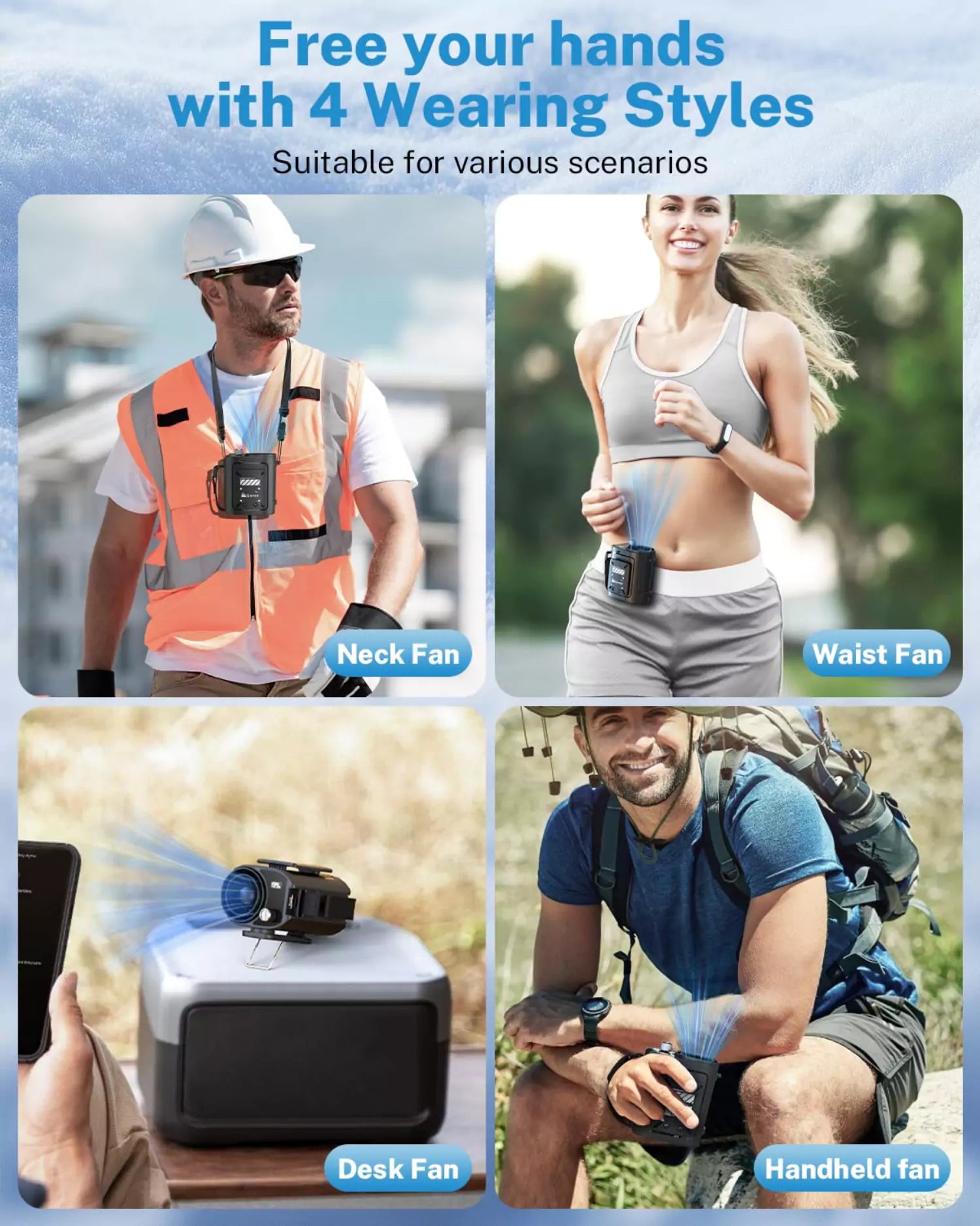 gonex-portable-waist-fan-35h-cooling-wearable-fan-199-speed-turbo-airflow-with-1 image 6