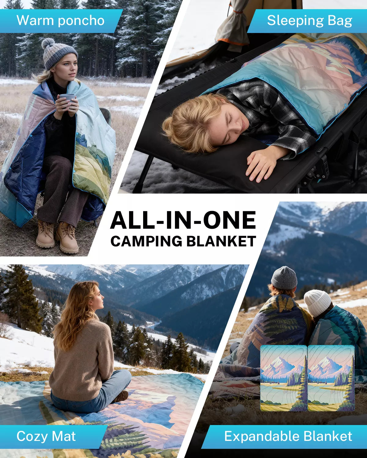 gonex-landscape-puffy-printed-outdoor-camping-blanket-79-x-55-ultra-light-insula image 6
