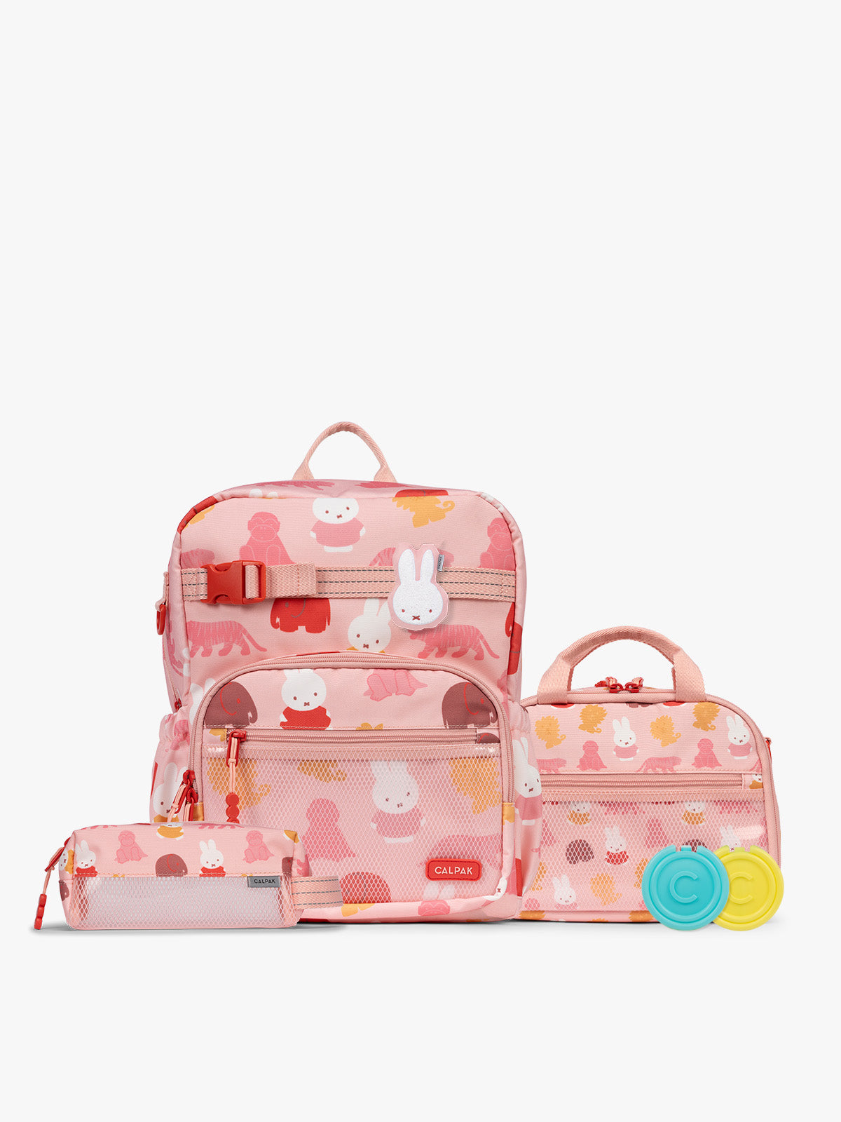 calpak-miffy-kids-school-essentials-bundle-medium-backpack-lunch-bag-pencil-case image 1