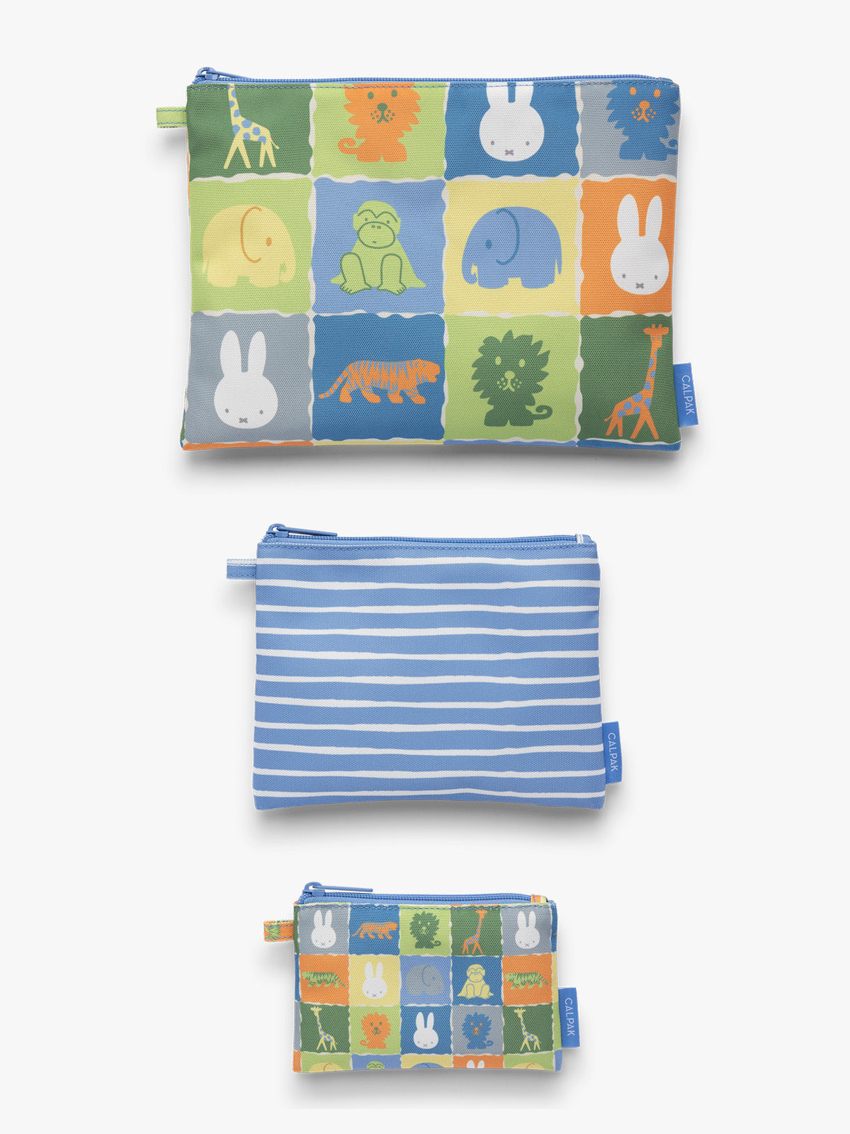 calpak-miffy-compakt-zip-pouch-set-3-piece-water-resistant-ripstop-travel-organi image 2
