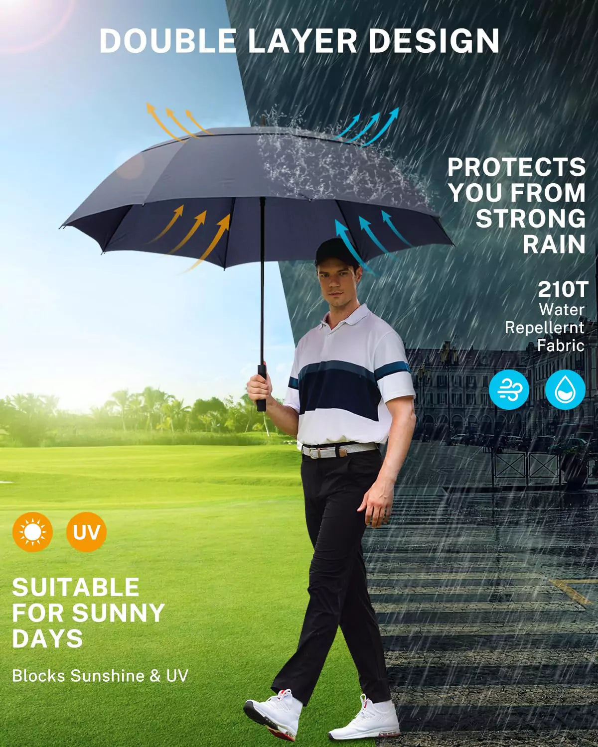 gonex-80-inch-extra-large-golf-umbrella-vented-canopy-with-upf-50-uv-protection- image 4