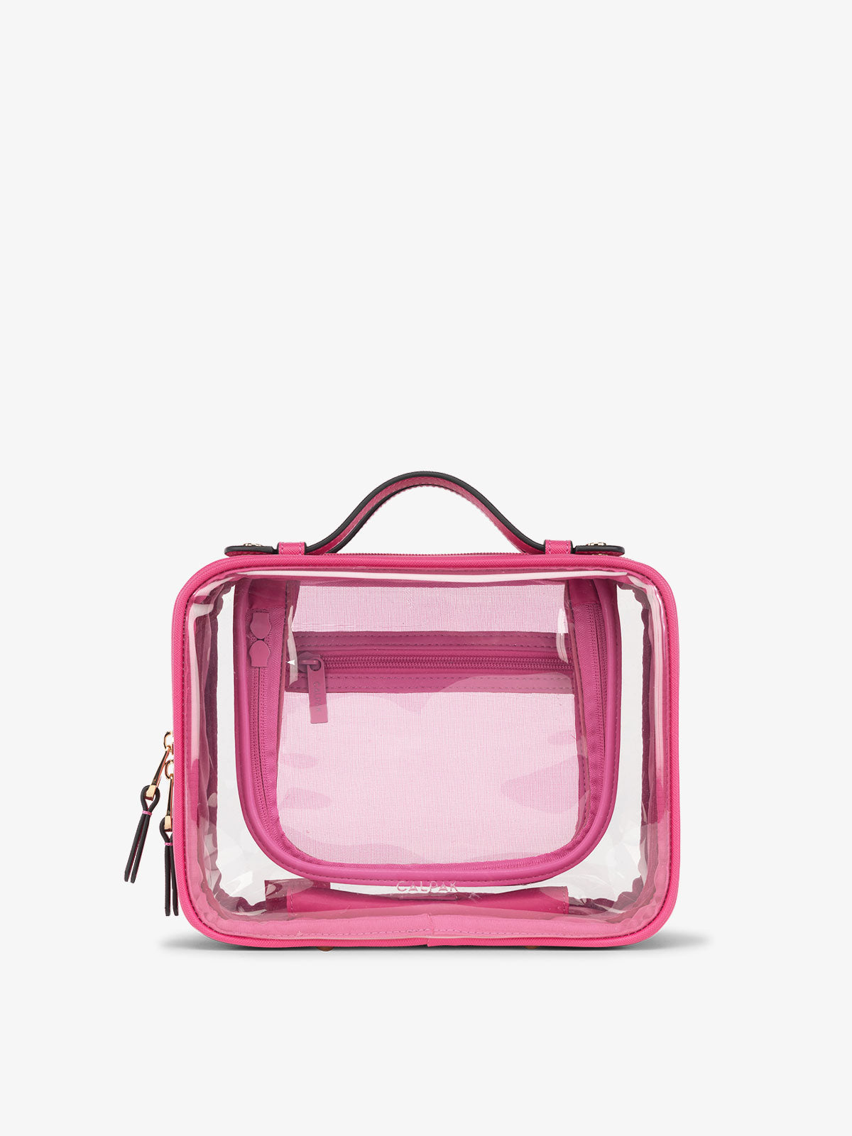 calpak-medium-clear-cosmetics-case-see-through-travel-beauty-organizer-with-spac image 6