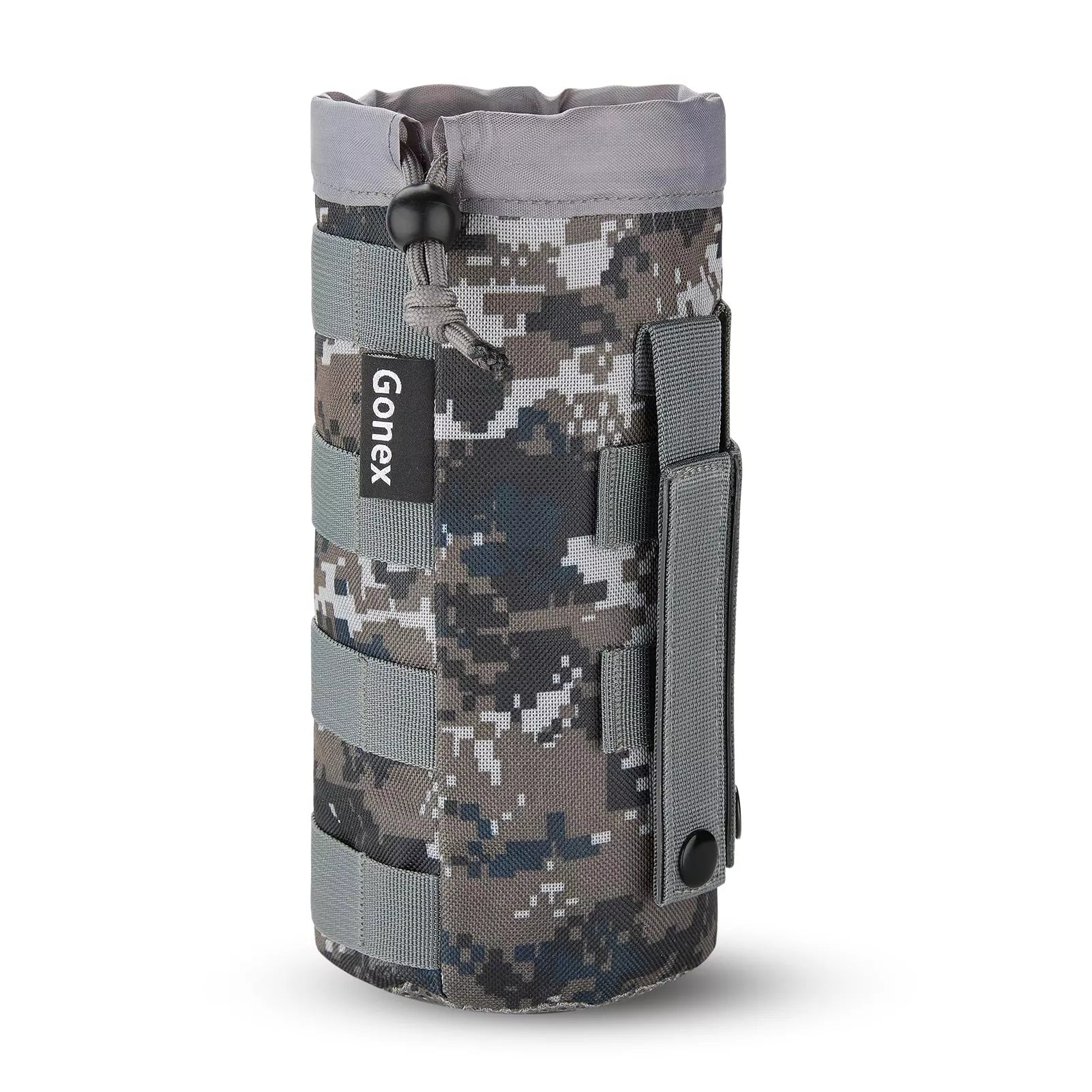 gonex-tactical-molle-water-bottle-pouch-900d-oxford-drawstring-holder-camo-green image 1