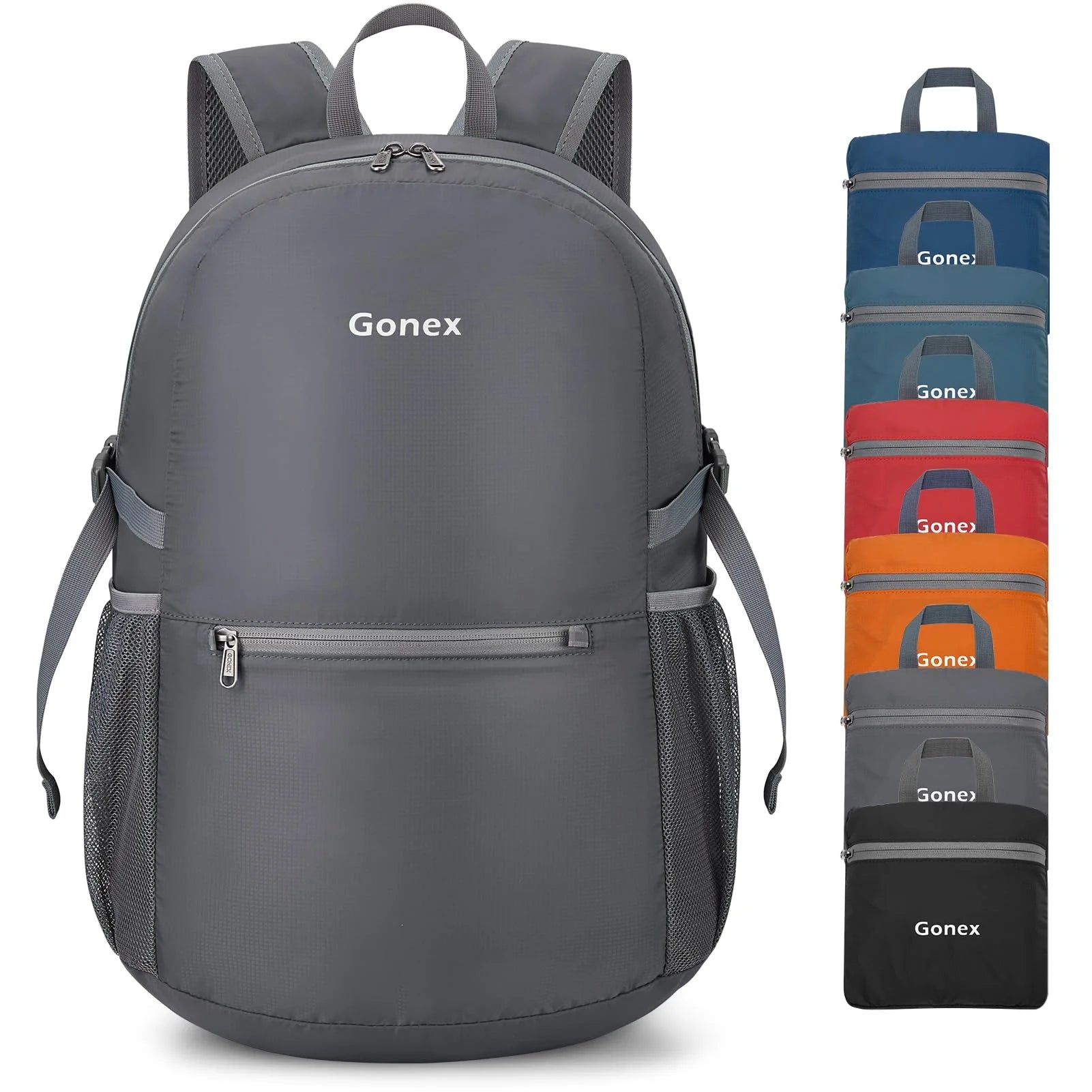 gonex-30l-lightweight-packable-backpack-ultra-light-foldable-daypack-dark-blue-3 image 3