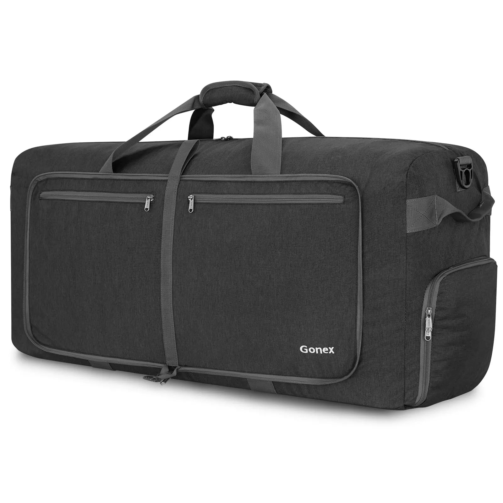 gonex-150l-foldable-travel-duffle-bag-lightweight-600d-polyester-extra-large-che image 8