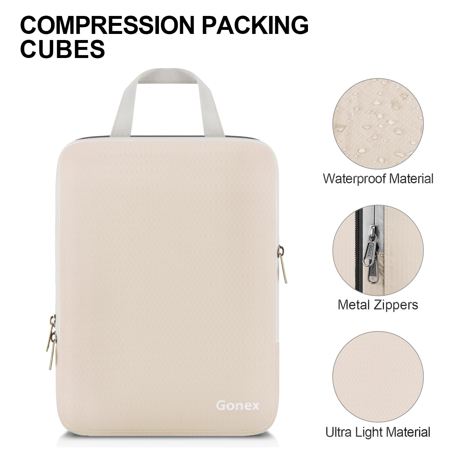 gonex-compression-packing-cubes-for-travel-4-piece-xl-l-m-s-rip-stop-nylon-space image 7