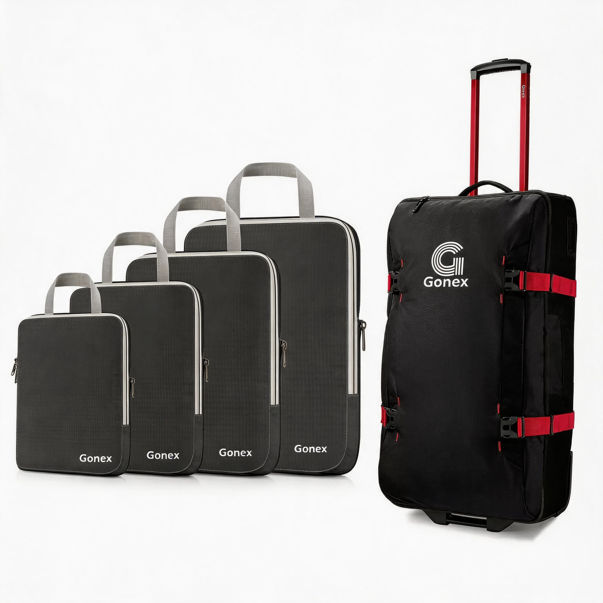 gonex-long-haul-flight-2-piece-set-30-rolling-duffle-bag-with-wheels-4-piece-com image 1