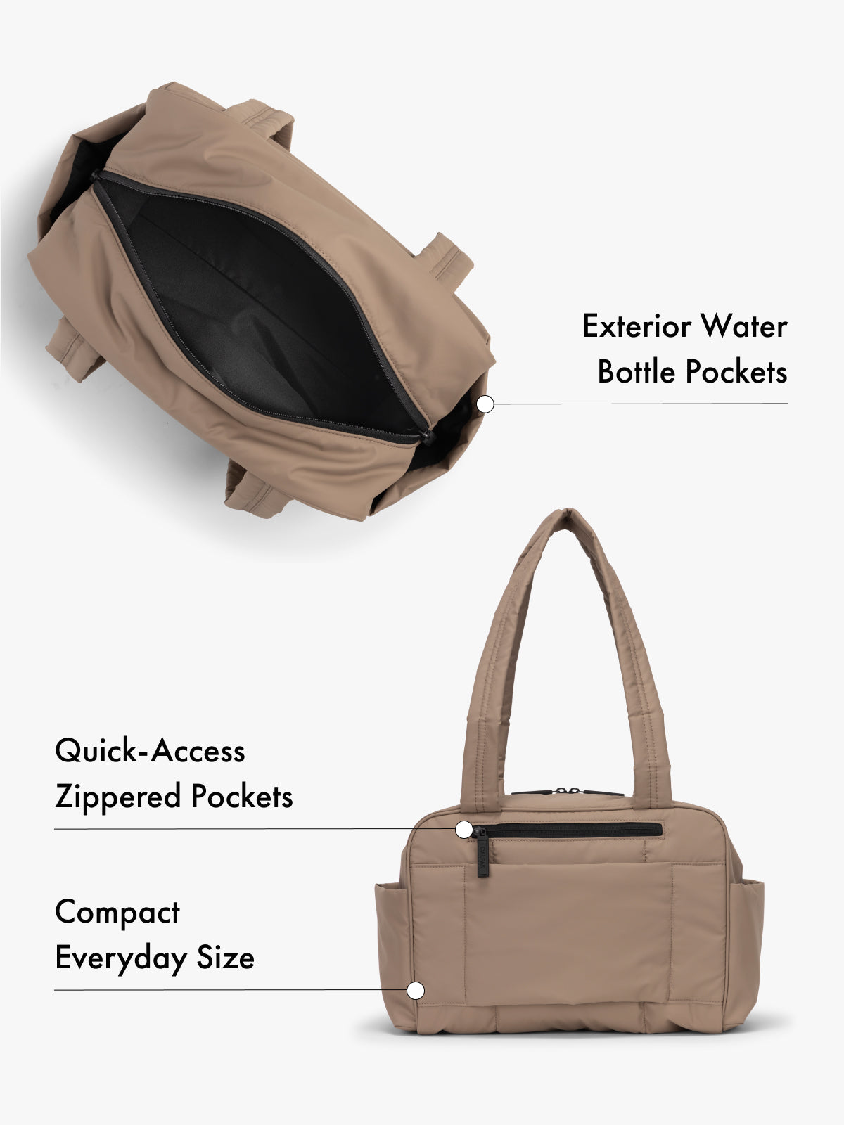 calpak-luka-mini-duffel-bag-lightweight-puffy-everyday-gym-commuter-bag-with-wat image 2