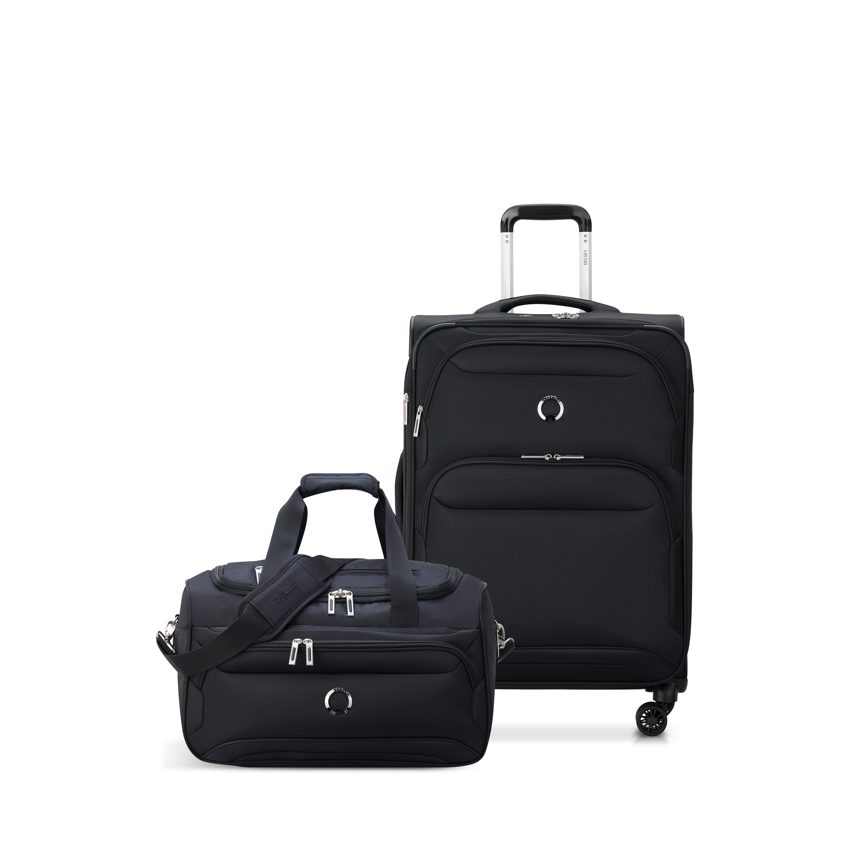 delsey-sky-max-2-0-2-piece-luggage-set-24-expandable-medium-spinner-carry-on-duf image 1