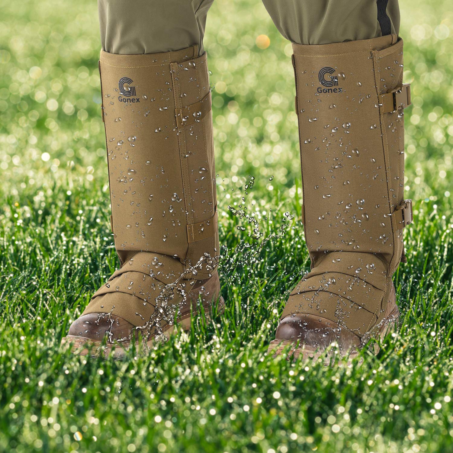gonex-snake-gaiters-1000d-oxford-fabric-snake-chaps-with-12-flexible-pp-bite-pro image 8