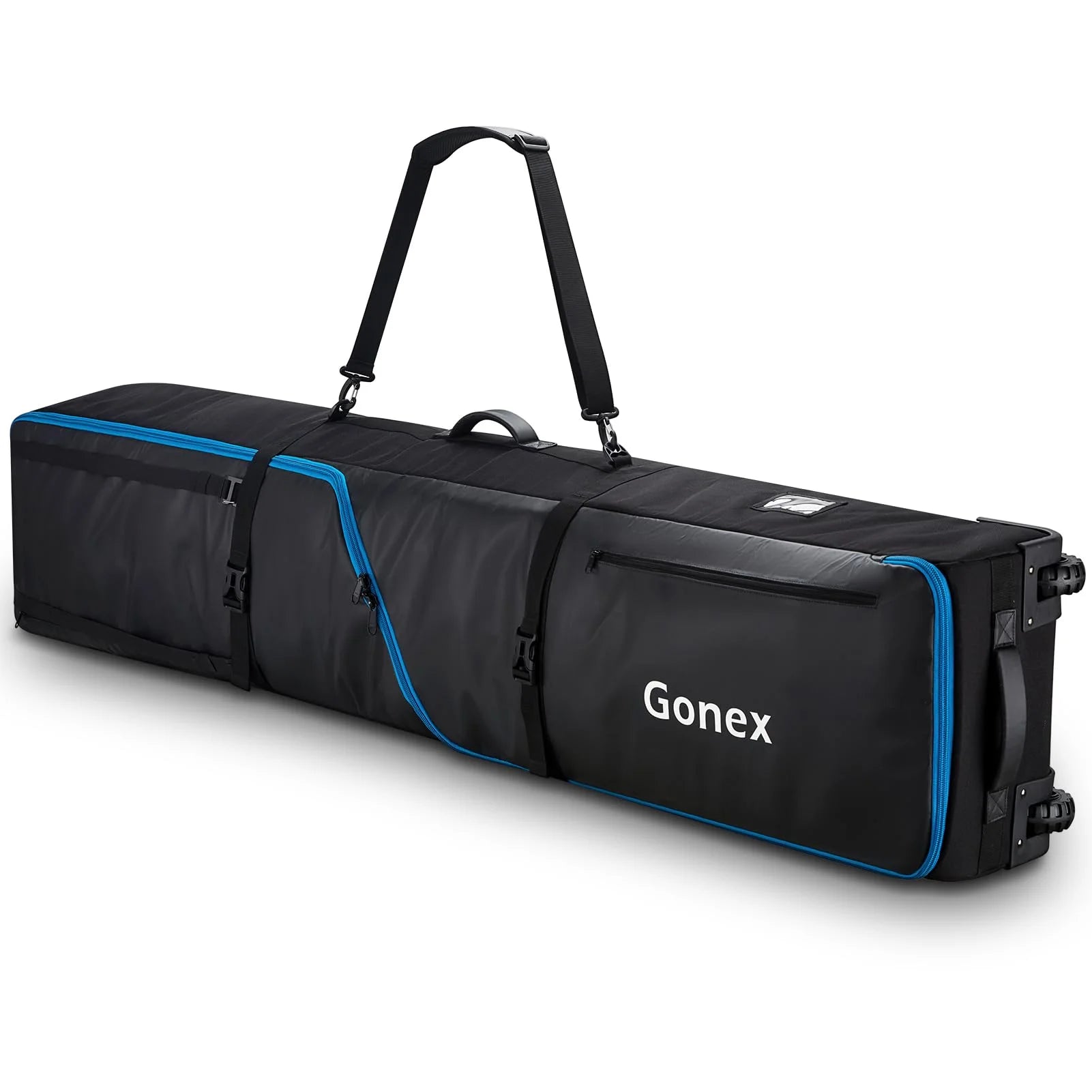 gonex-snowboard-bag-with-wheels-padded-wheeled-board-bag-adjustable-175-190cm-12 image 2