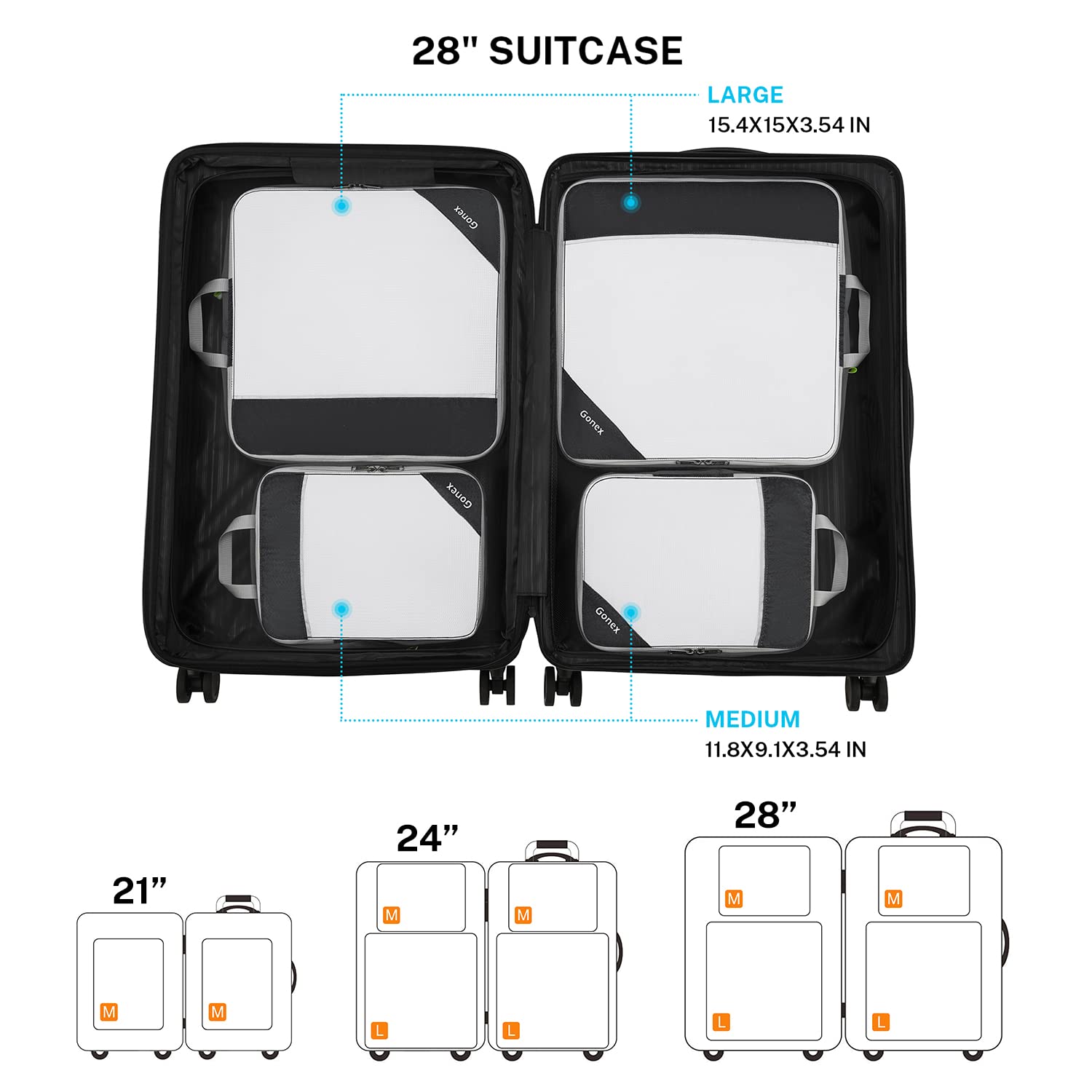 gonex-2m-2l-compression-packing-cubes-set-4-pack-mesh-nylon-travel-organizers-wi image 7