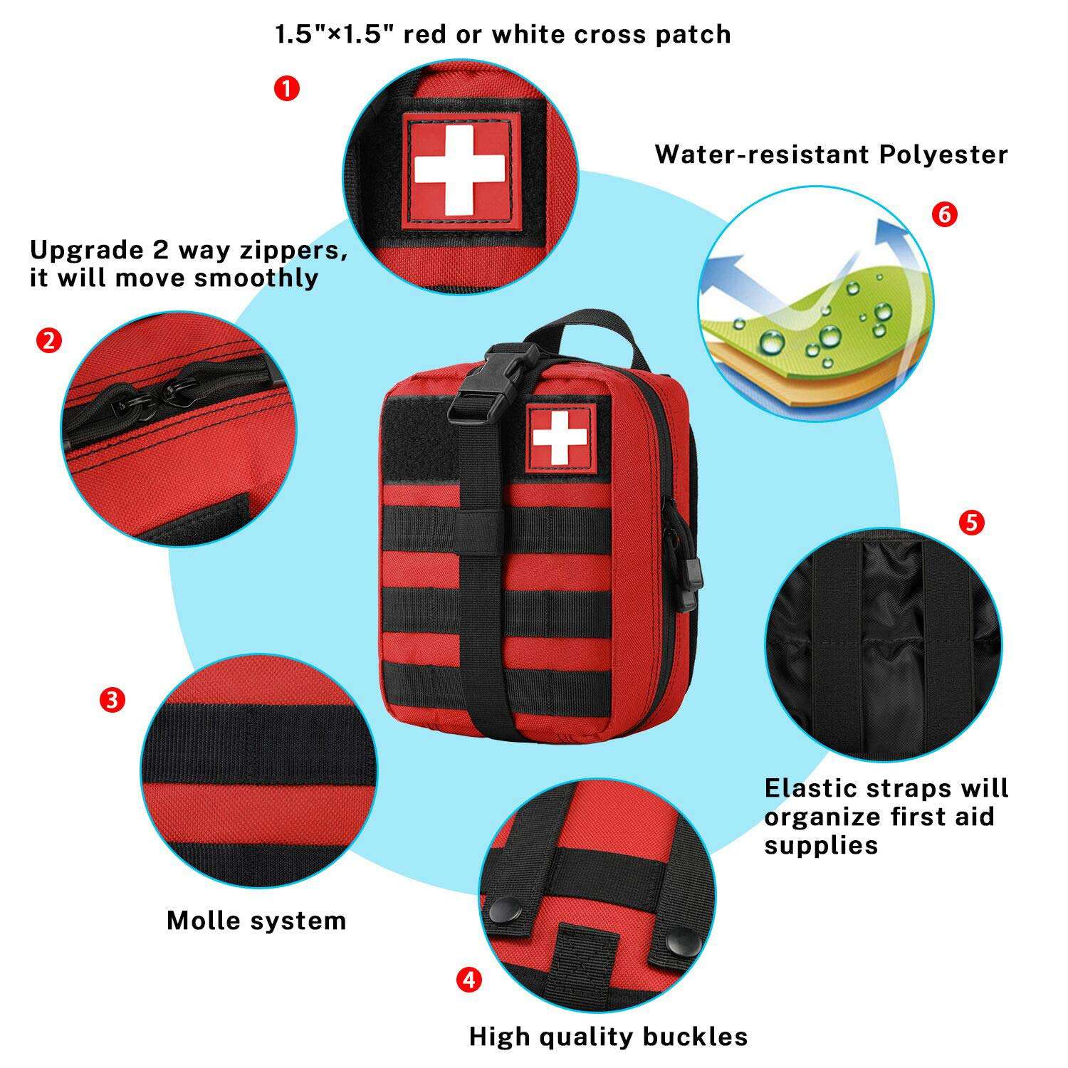 gonex-molle-medical-pouch-emt-first-aid-pouch-1000d-polyester-6-h-x-8-w-x-3-d image 4
