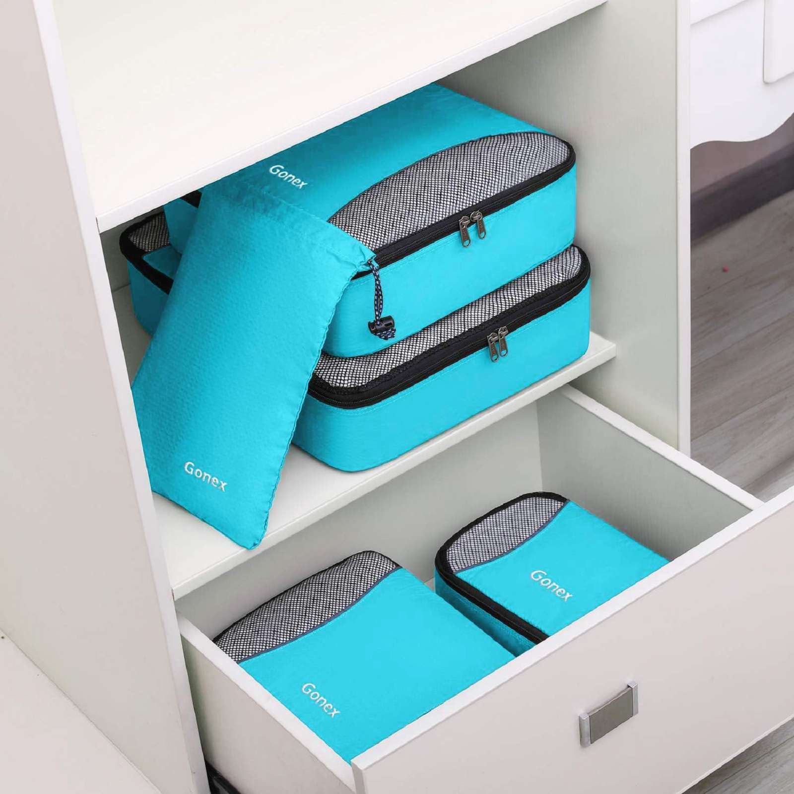 gonex-5-piece-packing-cube-set-multi-size-luggage-organizers-for-20-24-28-suitca image 4