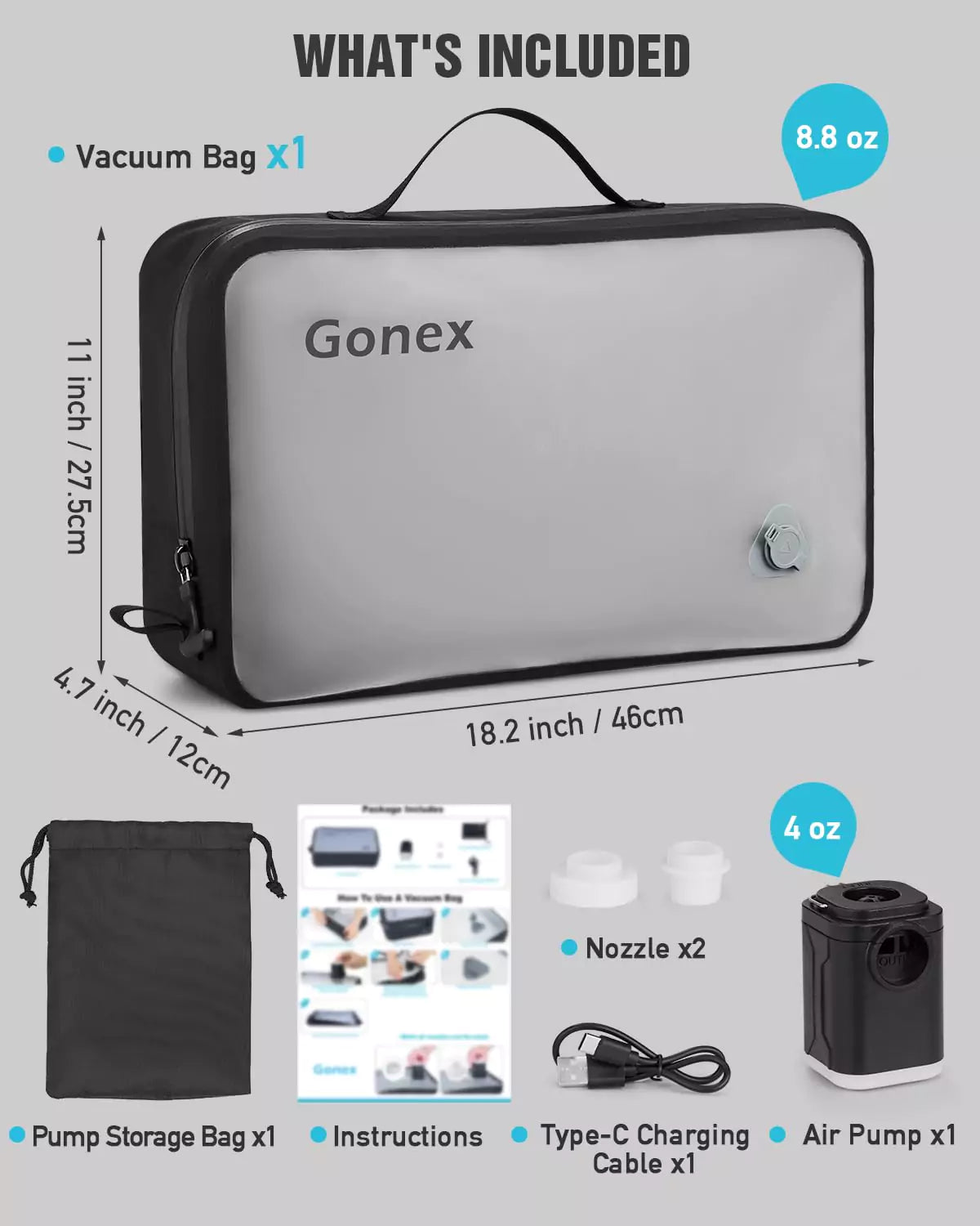 gonex-vacuum-travel-bag-with-pump-see-through-compression-storage-bags-18-2-x-11 image 8
