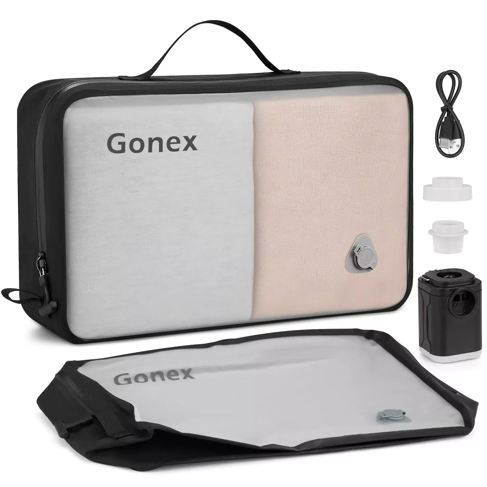 gonex-vacuum-travel-bag-with-pump-see-through-compression-storage-bags-18-2-x-11 image 1
