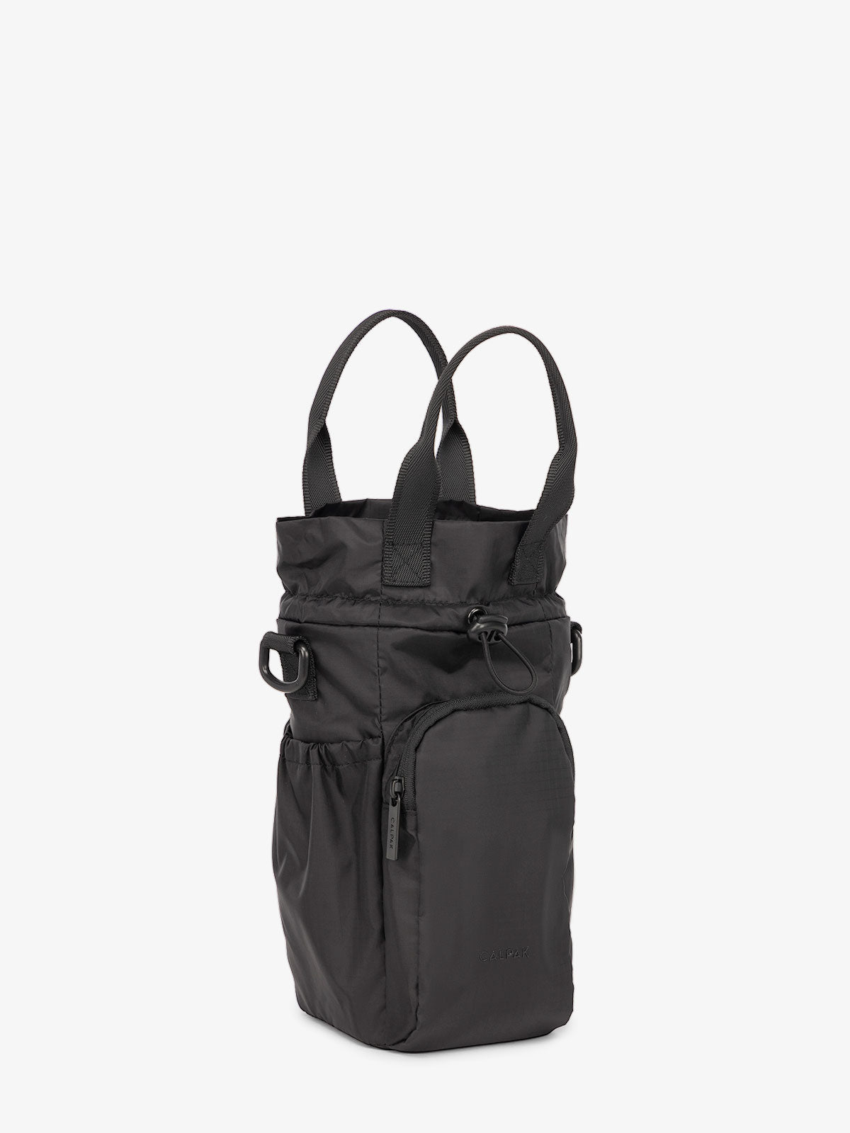 calpak-water-bottle-holder-hands-free-bottle-carrier-bag-with-exterior-pockets-a image 3