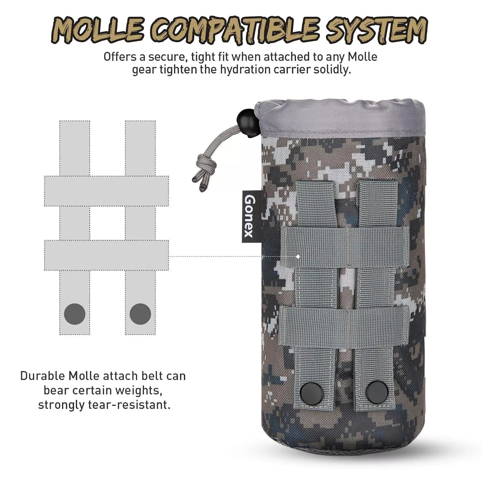gonex-tactical-molle-water-bottle-pouch-900d-oxford-drawstring-holder-camo-green image 4
