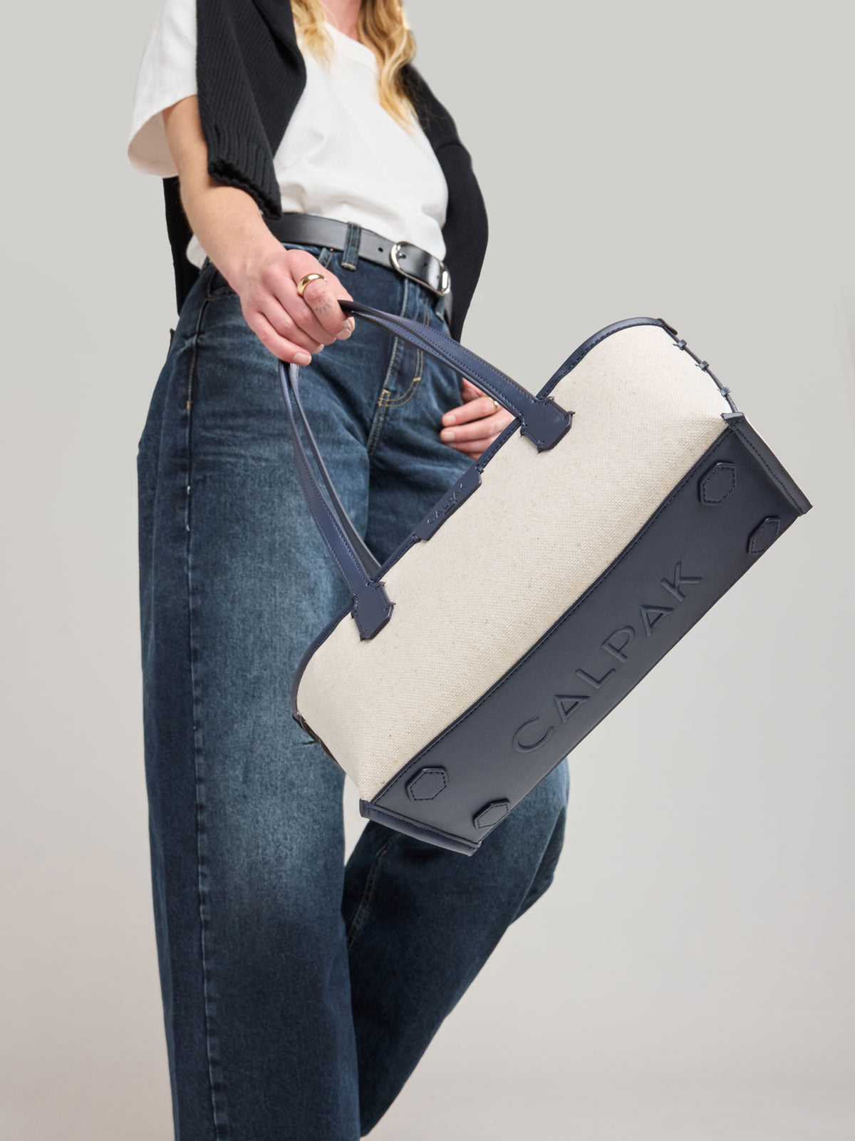 calpak-colette-canvas-shoulder-tote-water-resistant-structured-everyday-bag-with image 8