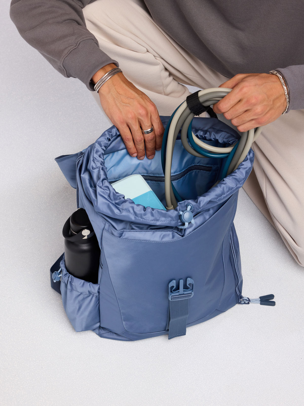calpak-fit-gym-backpack-water-resistant-recycled-commuter-backpack-with-ventilat image 4