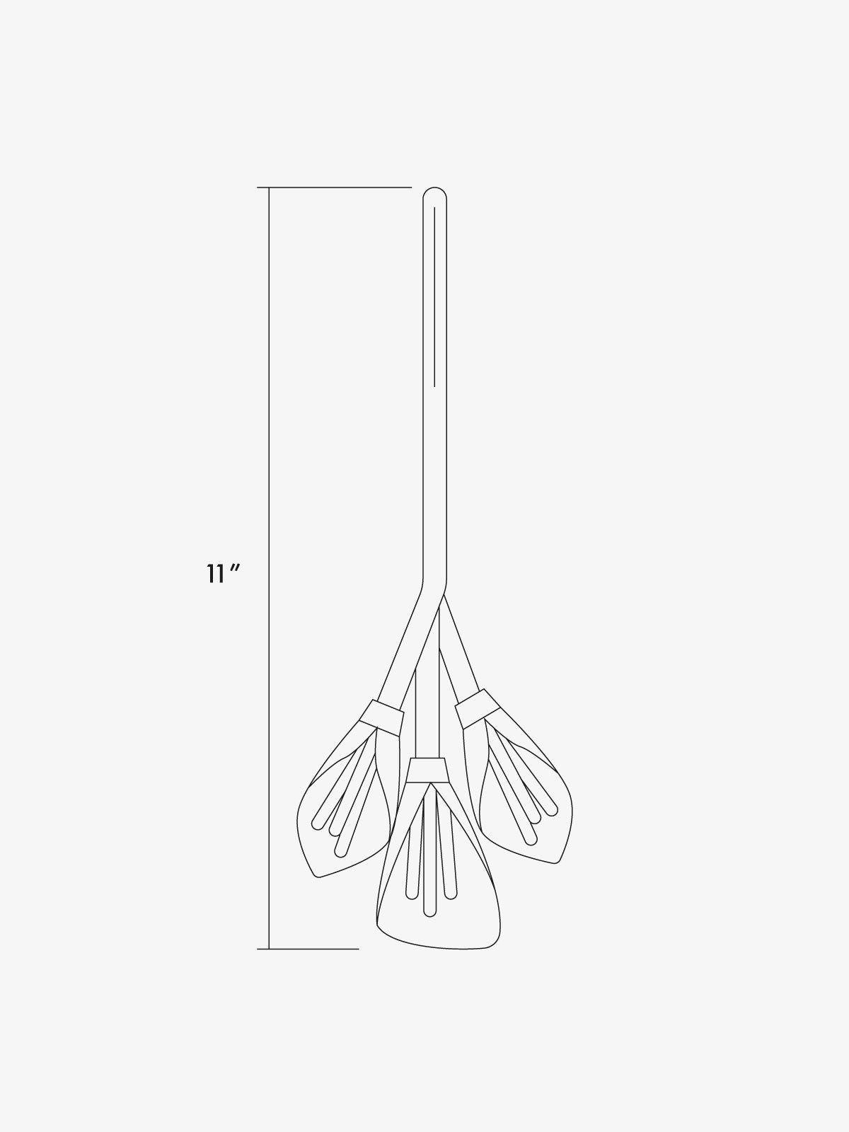 calpak-colette-calla-lily-bag-charm-flower-shaped-faux-leather-bag-accessory image 5