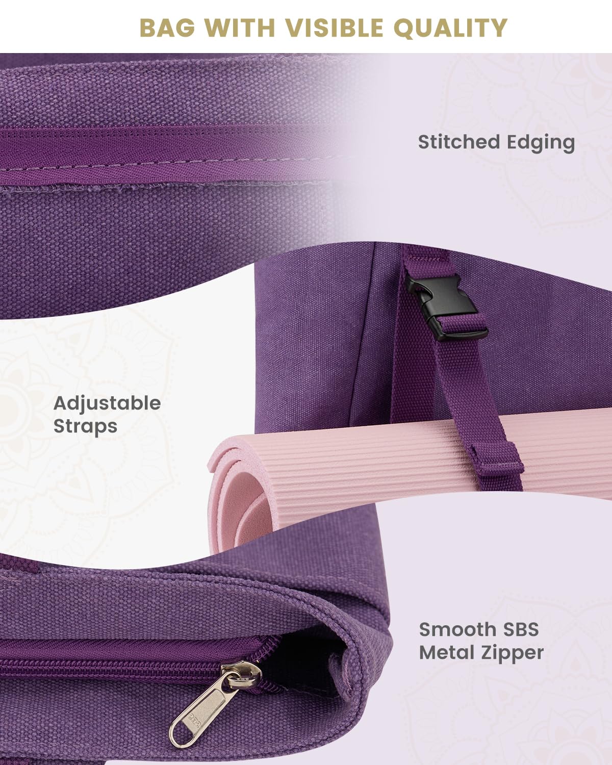 gonex-canvas-yoga-mat-bag-large-unfold-flat-tote-with-multiple-pockets-fits-stan image 6