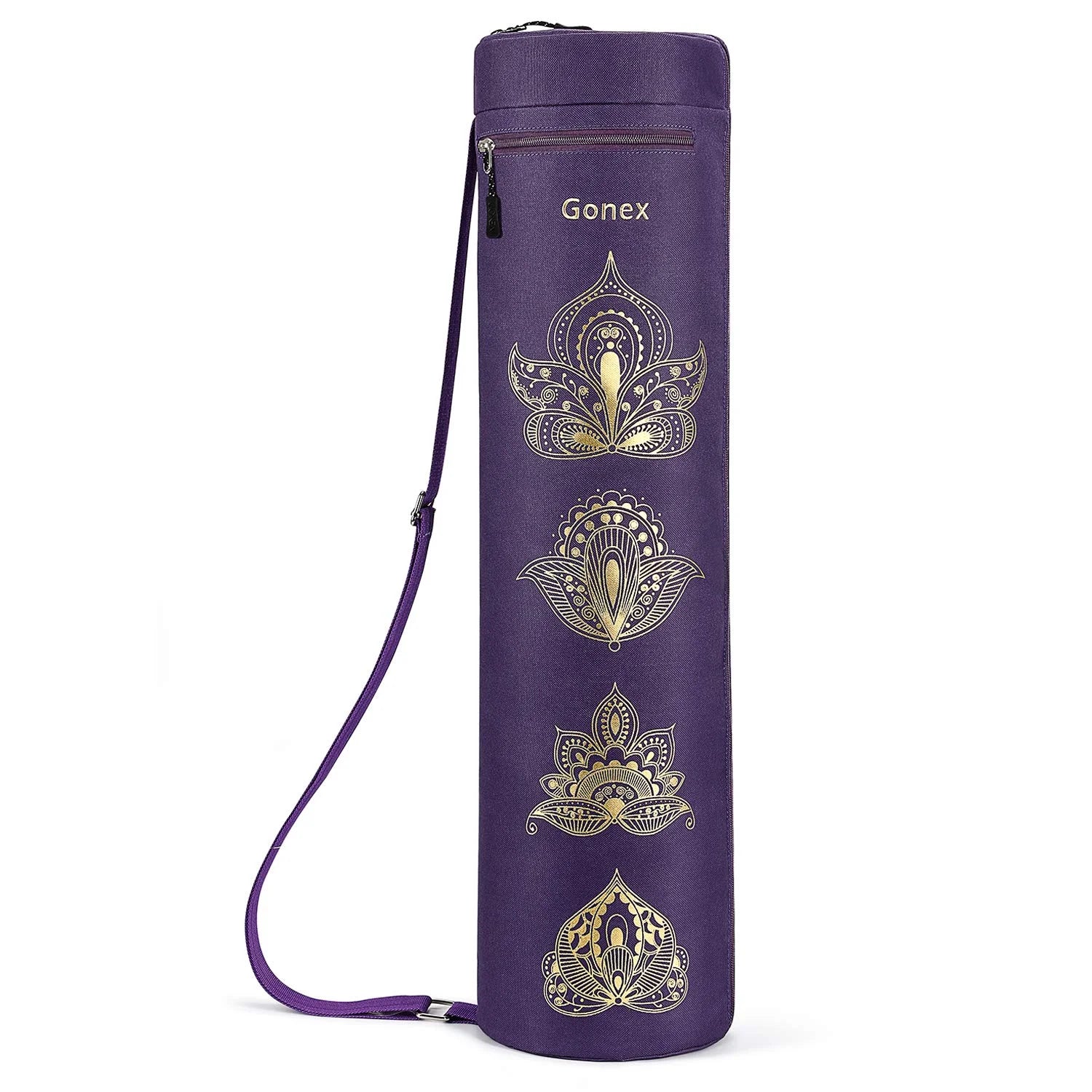 gonex-yoga-mat-bag-paisley-600d-water-resistant-carrier-for-mats-up-to-26-inches image 1